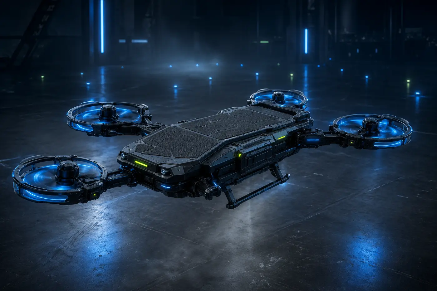 Drone-assisted aerial board concept